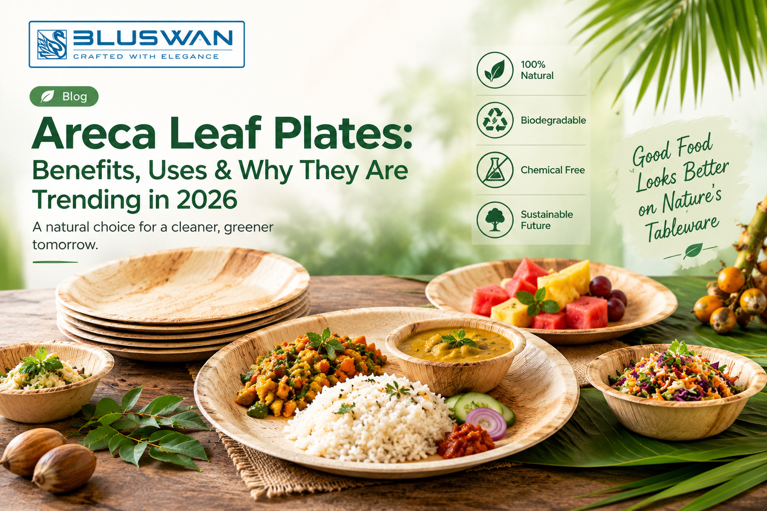 Areca Leaf Plates: Benefits, Uses & Why They Are Trending in 2026