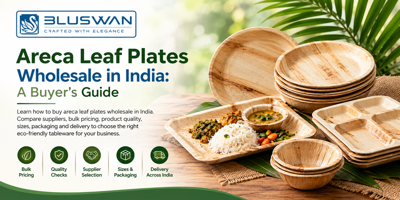 Areca Leaf Plates Wholesale in India: A Buyer's Guide